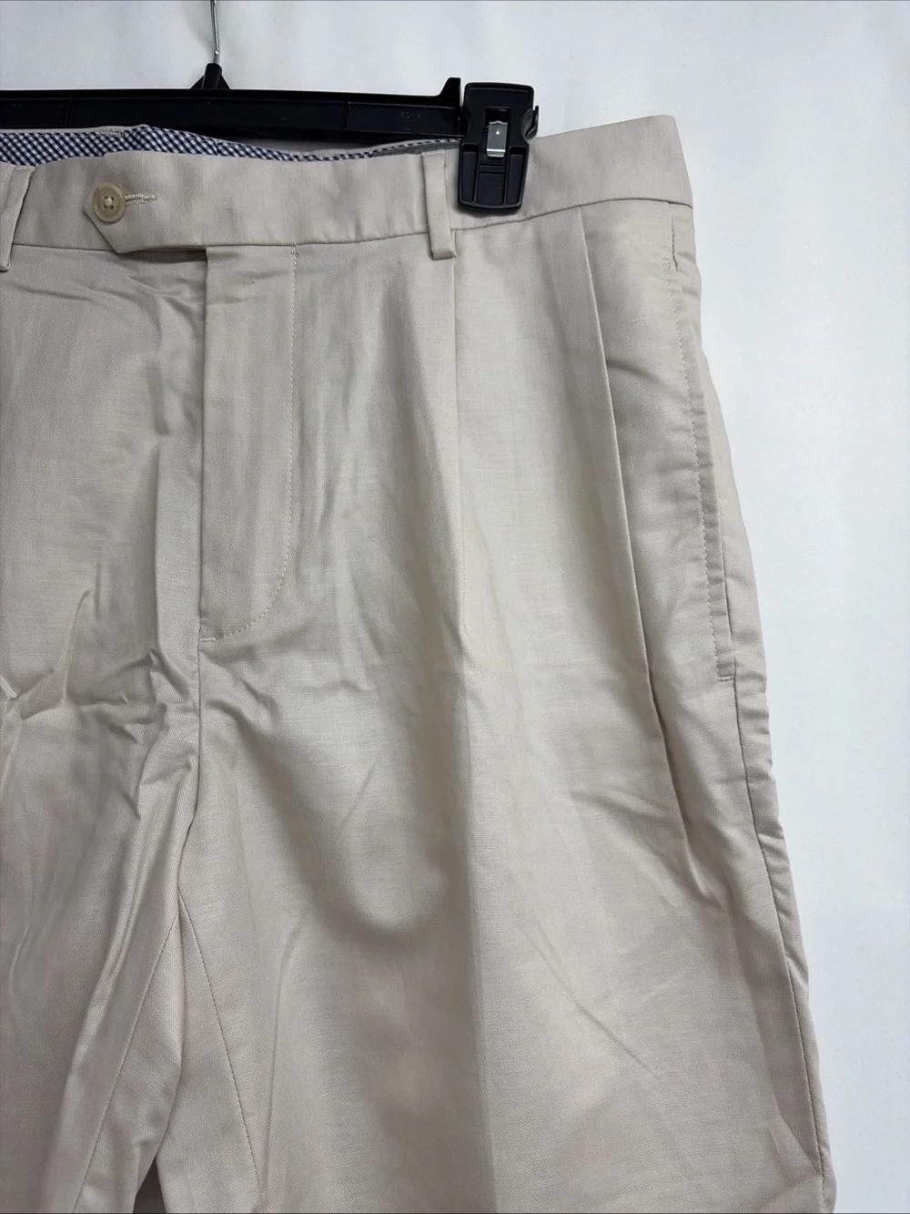 Daniel Cremieux Shorts Mens 33 Signature Linen Blend Dress Shorts Pleated $75